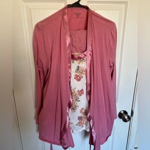 Motherhood maternity nursing pajama set with robe